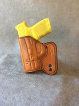 Springfield Armory Hellcat with Crimson Trace IWB Concealed Tuckable Custom Leather Holster