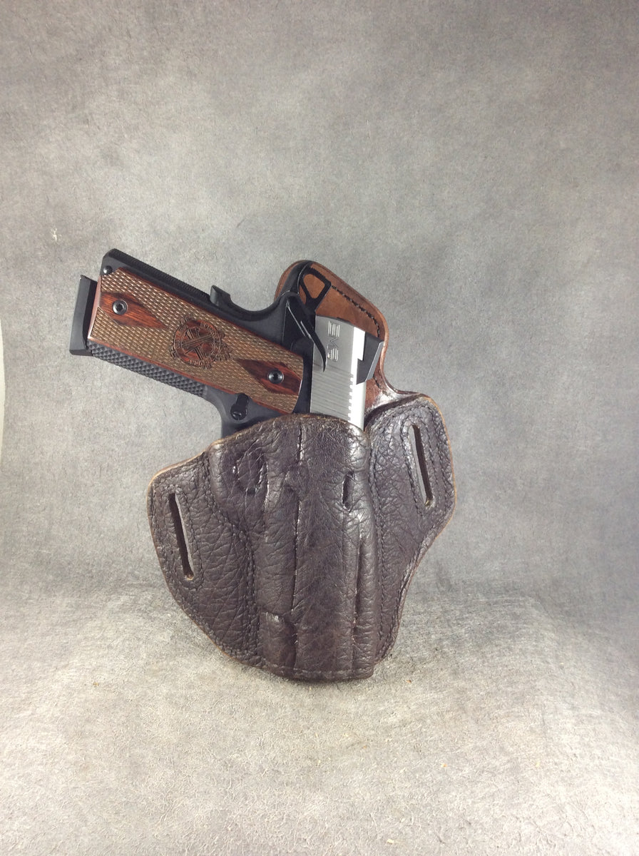 1911 Commander Size OWB Pancake Holster Elephant – ETW Holsters