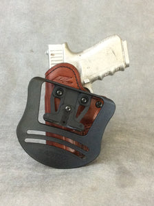 ETW Holsters Glock 17/22/32 OWB Custom Leather Paddle Holster