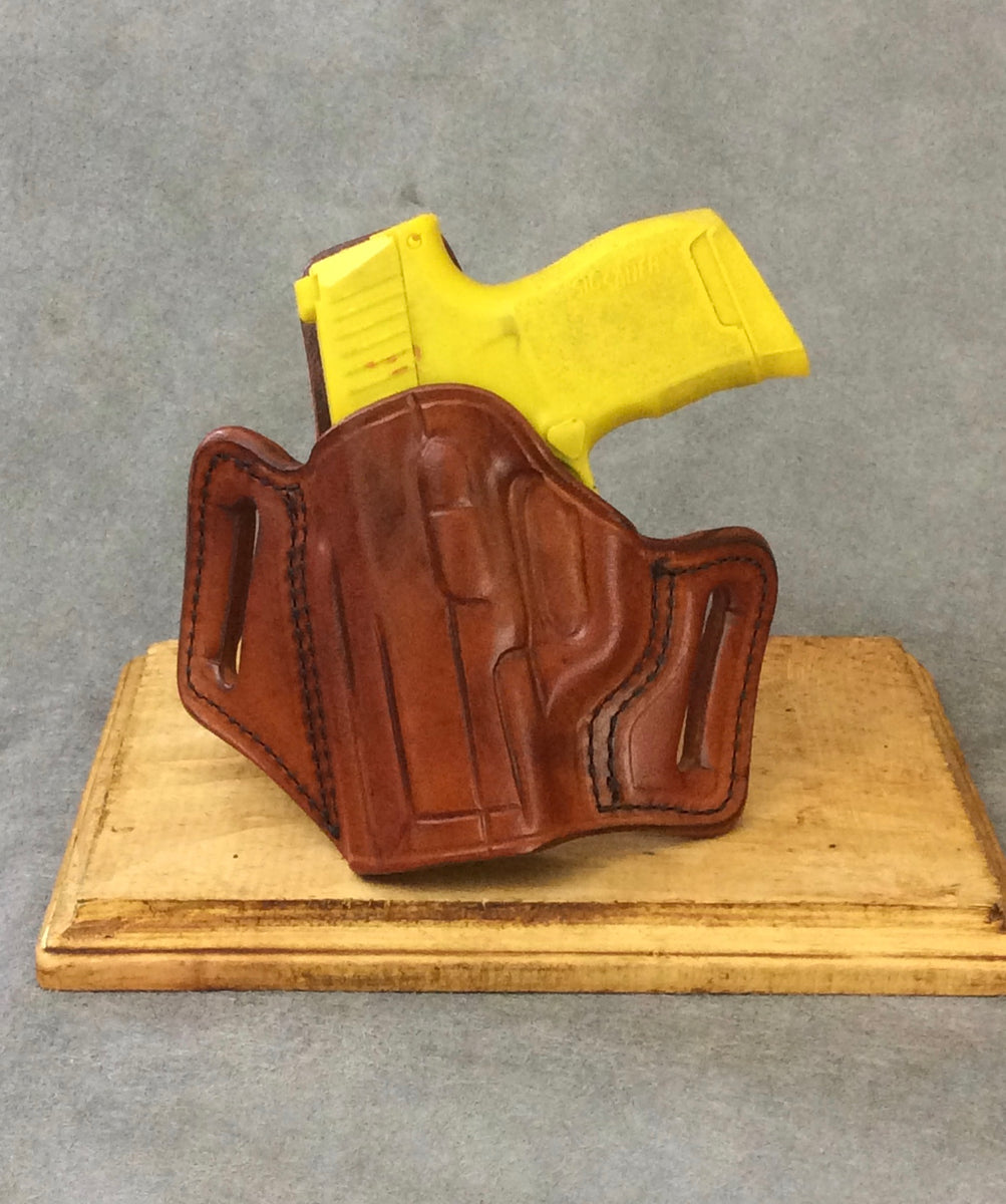 Sig Sauer P365 Foxtrot OWB Leather Pancake Holster ETW Holsters