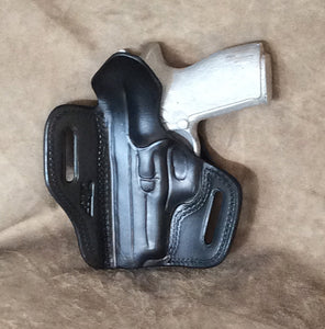 Sig P227 Two Slot Pancake Leather Holster