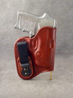 Smith & Wesson Body Guard 380 IWB Concealed Tuckable Custom Leather Holster