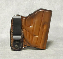 Smith & Wesson M&P Shield (Crimson Trace) IWB Leather Holster - Brown