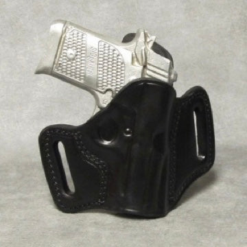 Sig Sauer P938 OWB Custom Leather Pancake Holster with Thumb break