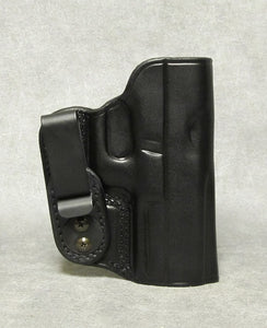 Glock 21SF IWB Leather Holster - Black