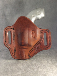 Smith & Wesson J Frame OWB Custom Leather Pancake Belt Holster