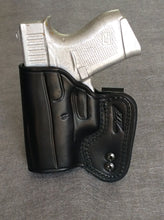 Glock 26 with Crimson Trace IWB Concealed Tuckable Custom Leather Holster