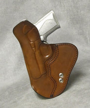 Kimber Solo (Crimson Trace) IWB Leather Holster w/ Sweat Shield - Brown