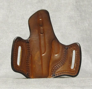 Ruger LC9 (LaserMax) Leather Pancake Holster - Brown