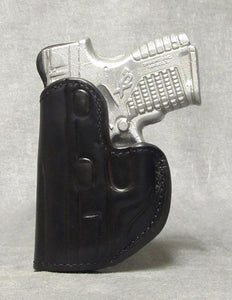 Springfield XD-S 2 POSITION w/Crimson Trace Leather Holster