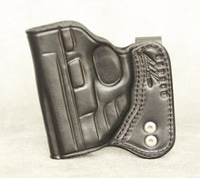 Smith & Wesson M&P Shield (Crimson Trace) IWB Leather Holster - Black