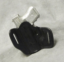 Glock 26 Leather Pancake Holster - Black