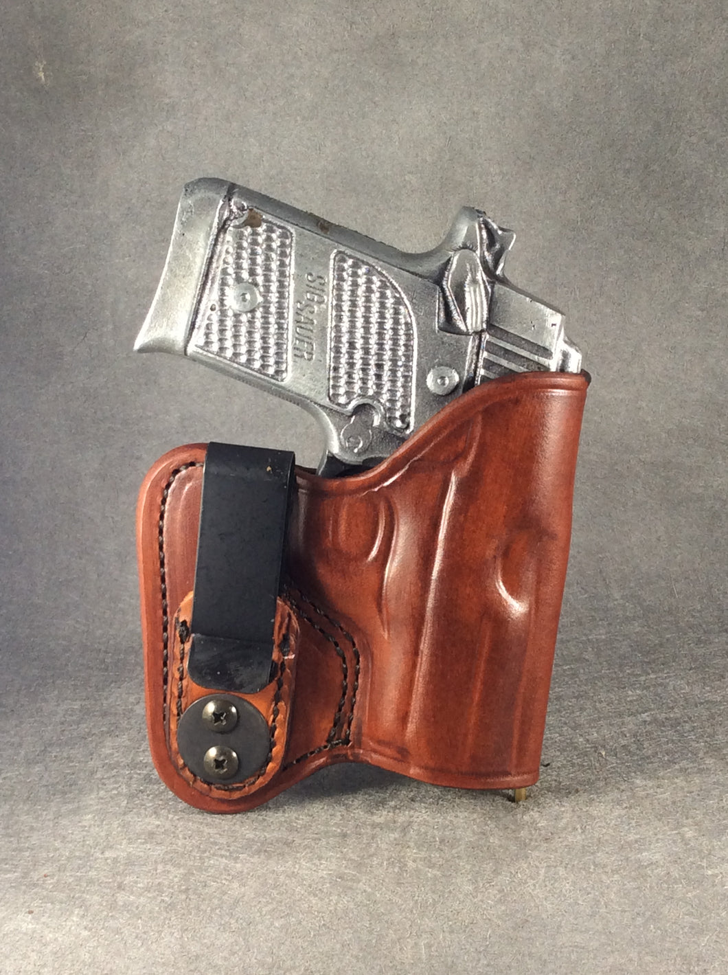 Springfield Armory 911 9mm IWB Concealed Tuckable Custom Leather Holster