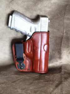 ETW Holsters Glock 19 /23/32 IWB Concealed Tuckable Custom Leather Holster