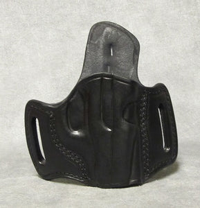 Ruger LC9 (Crimson Trace) Leather Pancake Holster - Black