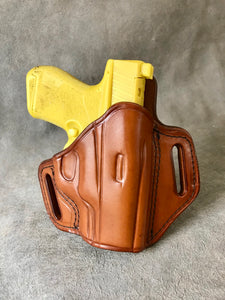 Kimber R7 Mako OWB Custom Leather Pancake Belt Holster