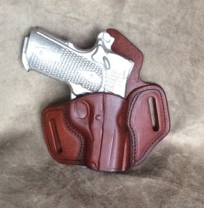 Sig 1911 3" Two Slot Pancake (TSP) Leather Holster-IN STOCK NOW