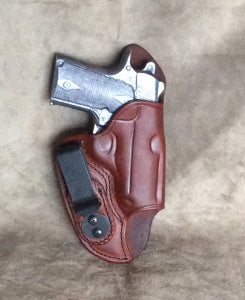Kimber Micro Carry 9 IWB w/Sweat Guard Leather Holster