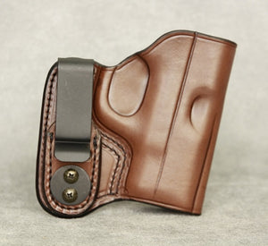 Smith & Wesson M&P Shield IWB Leather Holster - Brown