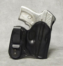 Ruger LC9 (LaserMax) IWB w/ Sweat Shield Leather Holster - Black