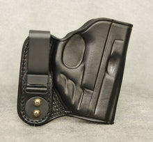 Smith & Wesson M&P Shield (Crimson Trace) IWB Leather Holster - Black