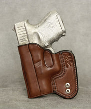 Glock 26 IWB Leather Holster - Brown