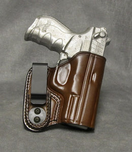 Walther PK380 IWB Leather Holster - Brown