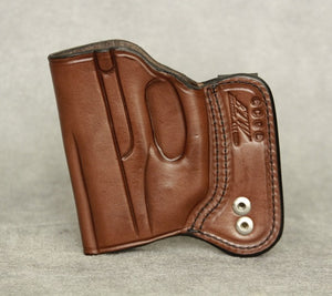 Ruger LC9 (LaserMax) IWB Leather Holster - Brown