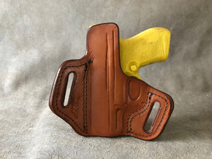 Kimber R7 Mako OWB Custom Leather Pancake Belt Holster