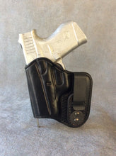 Glock 27 IWB Concealed Tuckable Custom Leather Holster w/Sweat Guard by ETW Holsters