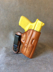 Springfield Armory Hellcat IWB Concealed Tuckable Custom Leather Holster