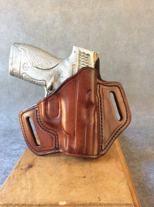 Smith & Wesson M&P Shield EZ OWB Leather Pancake Holster