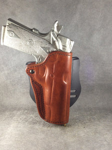 1911 OWB Commander Custom Leather Paddle Holster by ETW Holsters