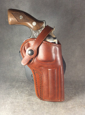 Colt Python OWB Custom Leather Paddle Holster