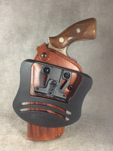 Colt Python OWB Custom Leather Paddle Holster