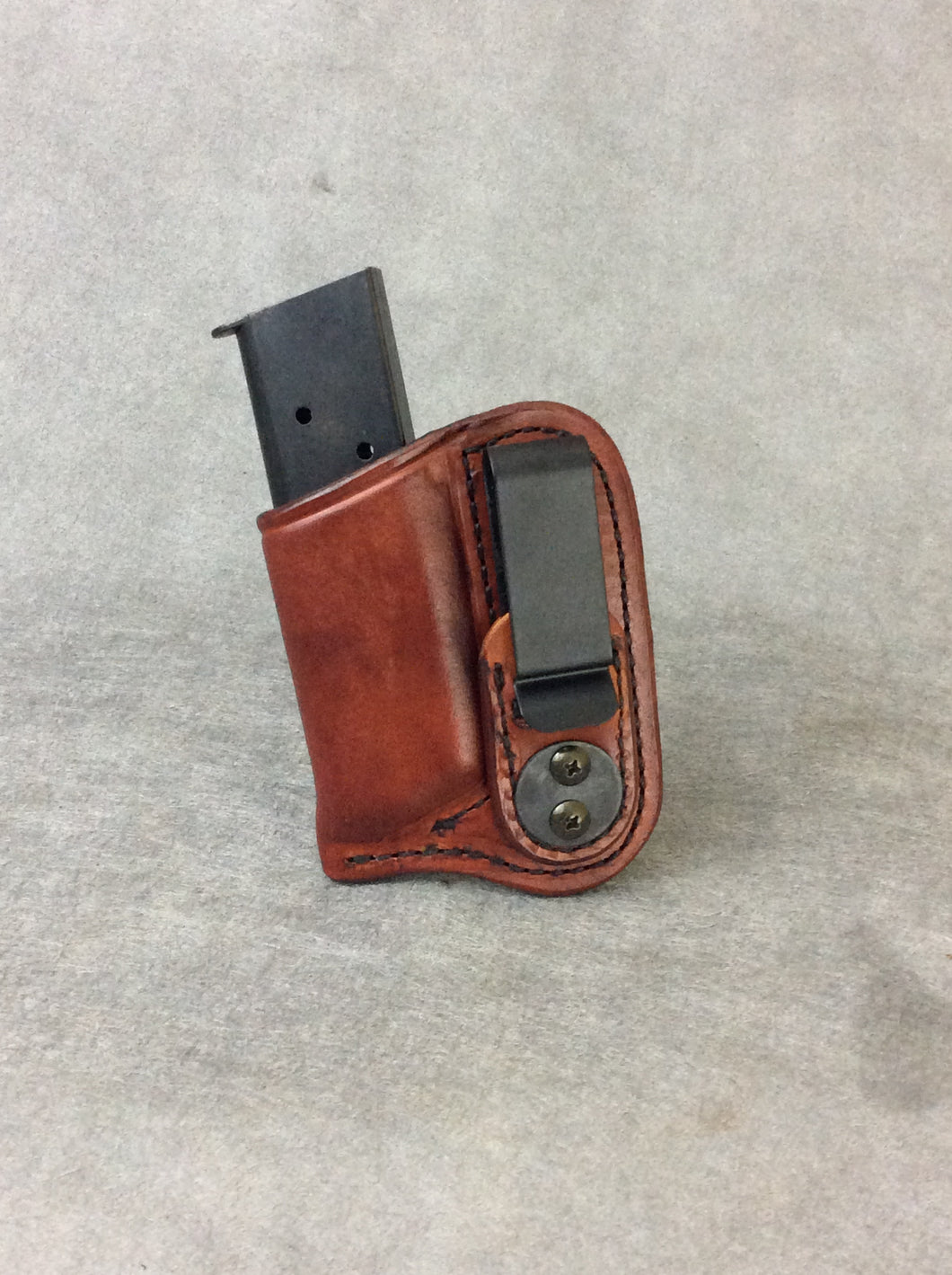 9mm IWB Concealed Leather Single Magazine Holder