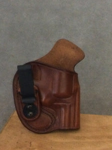 Smith & Wesson 686 IWB Concealed Tuckable Custom Leather Holster/Ruger GP100