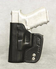 Glock 23 IWB Leather Holster - Black