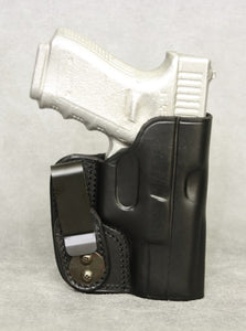 Glock 23 IWB Leather Holster - Black