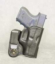 Glock 27 IWB Leather Holster - Black