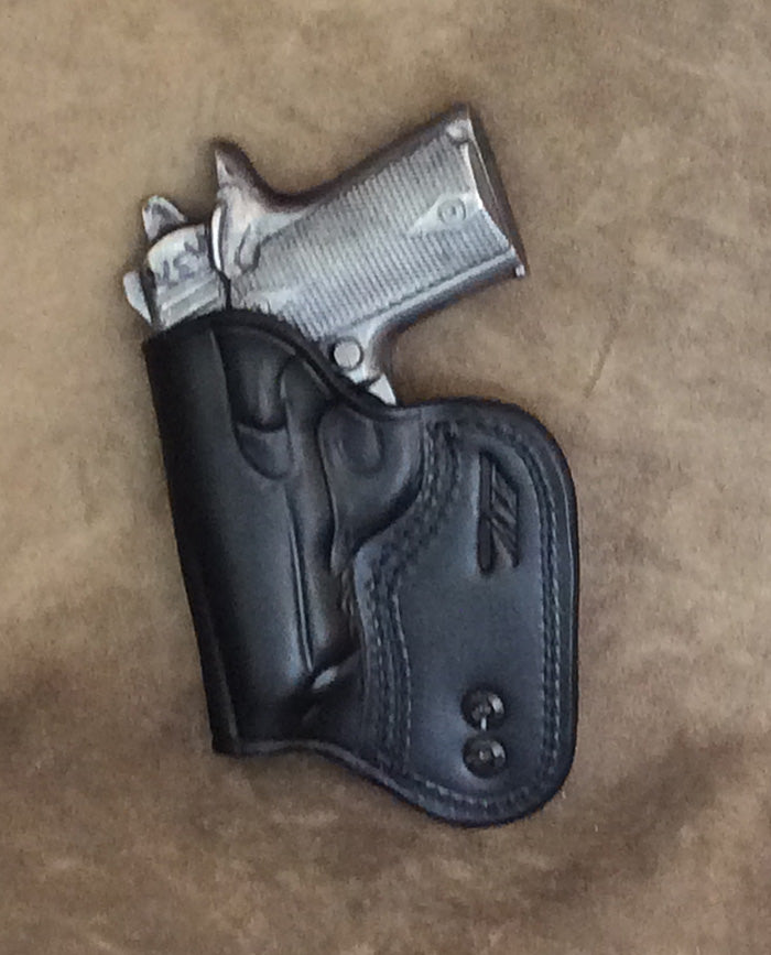 Sheepskin IWB Molded Leather Concealed Carry Holster Colt Mustang Sheepskin IWB Molded Leather Concealed Carry Holster Colt Mustang