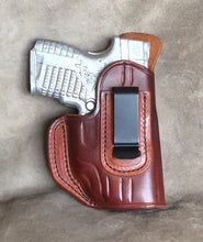 Springfield XD-S IWB Center Clip w/Crimson Trace Leather Holster