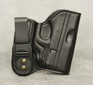 Springfield XDs IWB (Crimson Trace) Leather Holster - Black