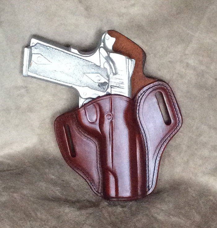 1911 Full Size Leather TWO SLOT PANCAKE- IN STOCK NOW