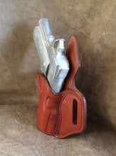 1911 3" TWO SLOT PANCAKE (TSP) Leather Holster-IN STOCK NOW