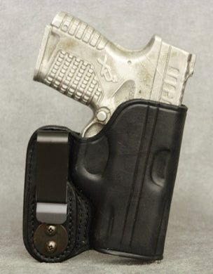 Springfield XDs IWB Leather Holster - Black